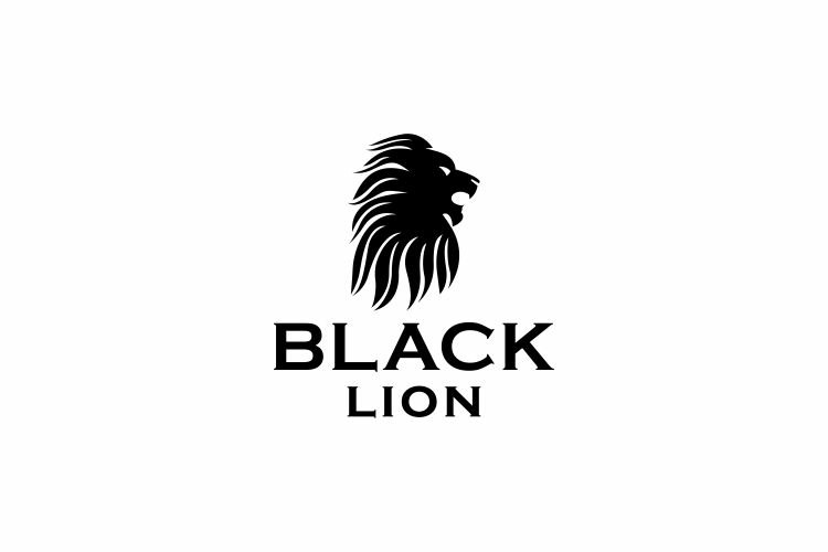 Black Lion Logo Design Vector (1327440) | Logos | Design Bundles