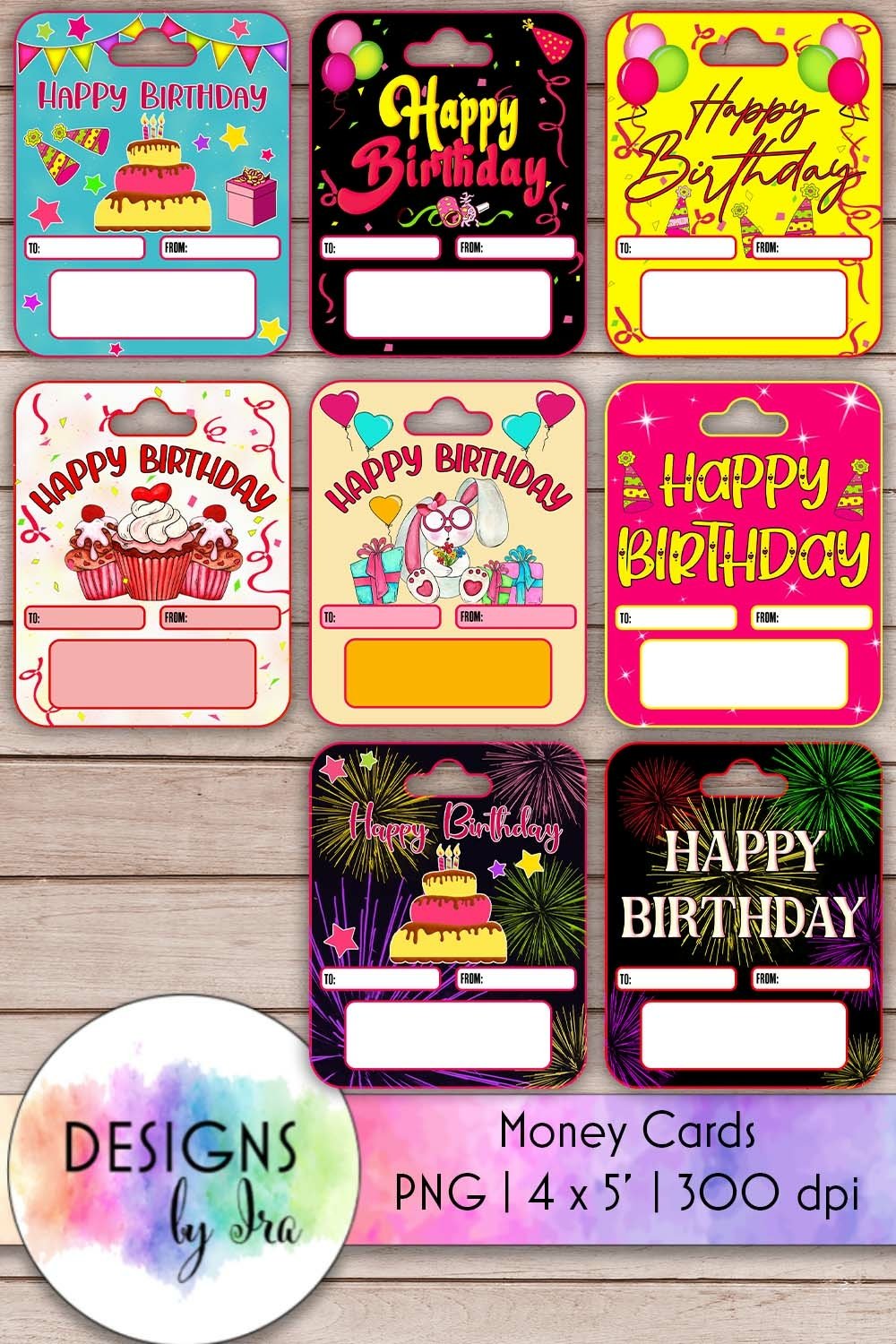 Birthday Money Cards | Printable Money Cards Crafts