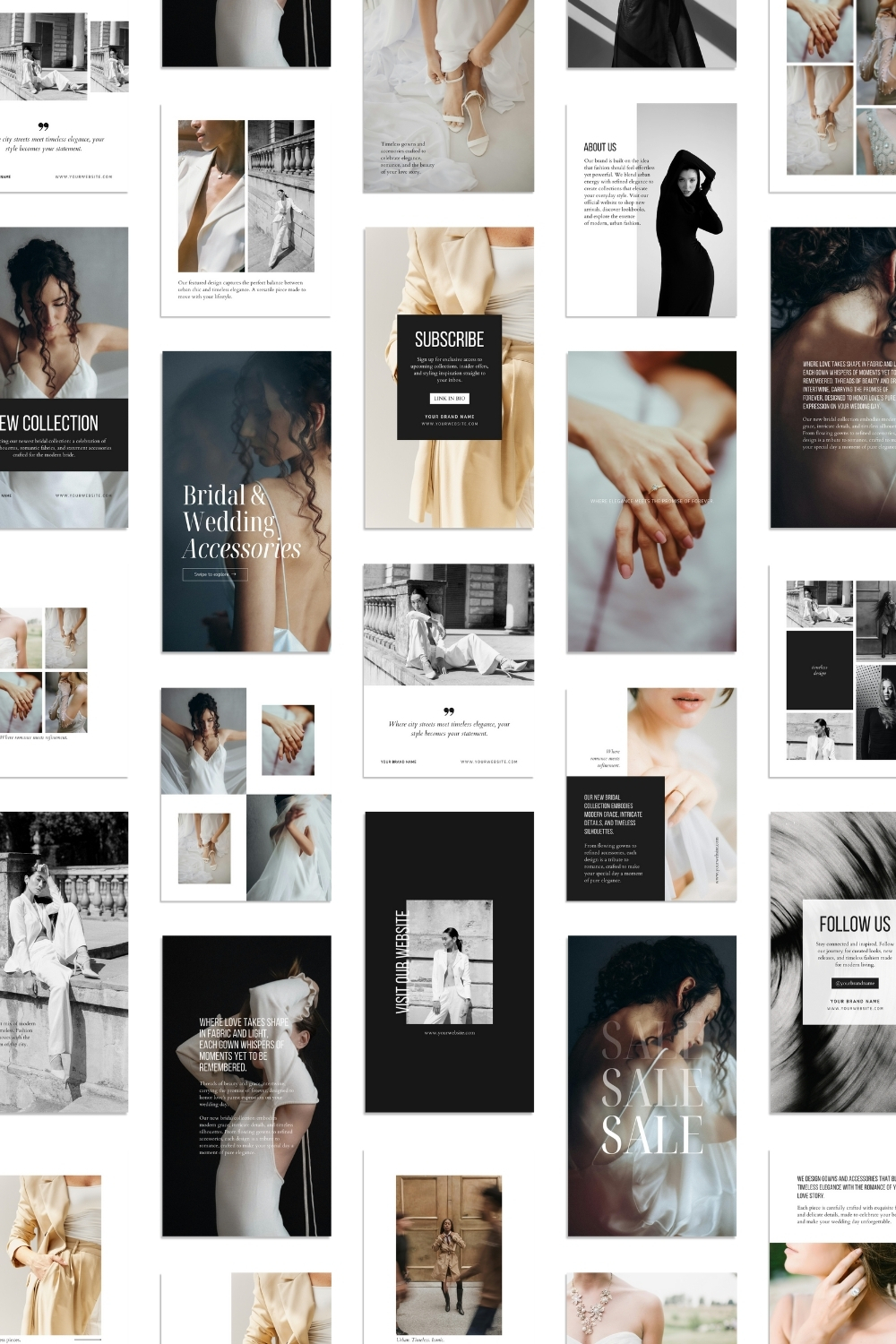Minimal, Editorial Instagram Social Media Canva Templates