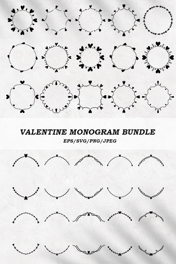 Neckline Valentine Monogram