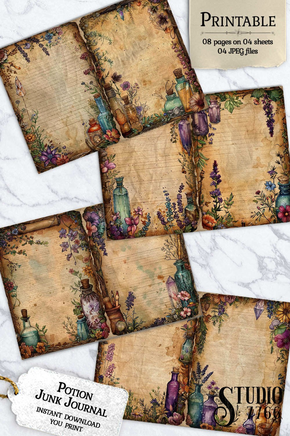 Potion Junk Journal Pages (3507741)