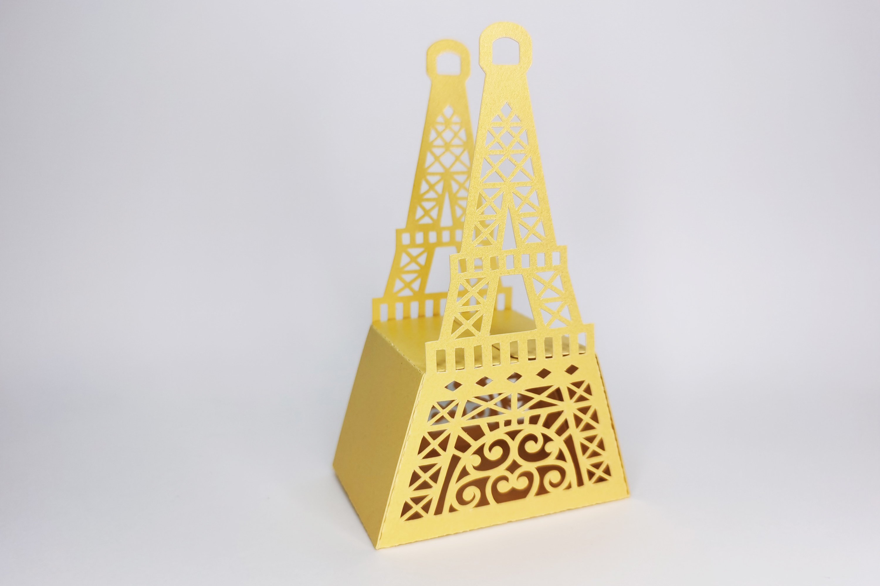 Eiffel tower favor box svg, Wedding favor boxes