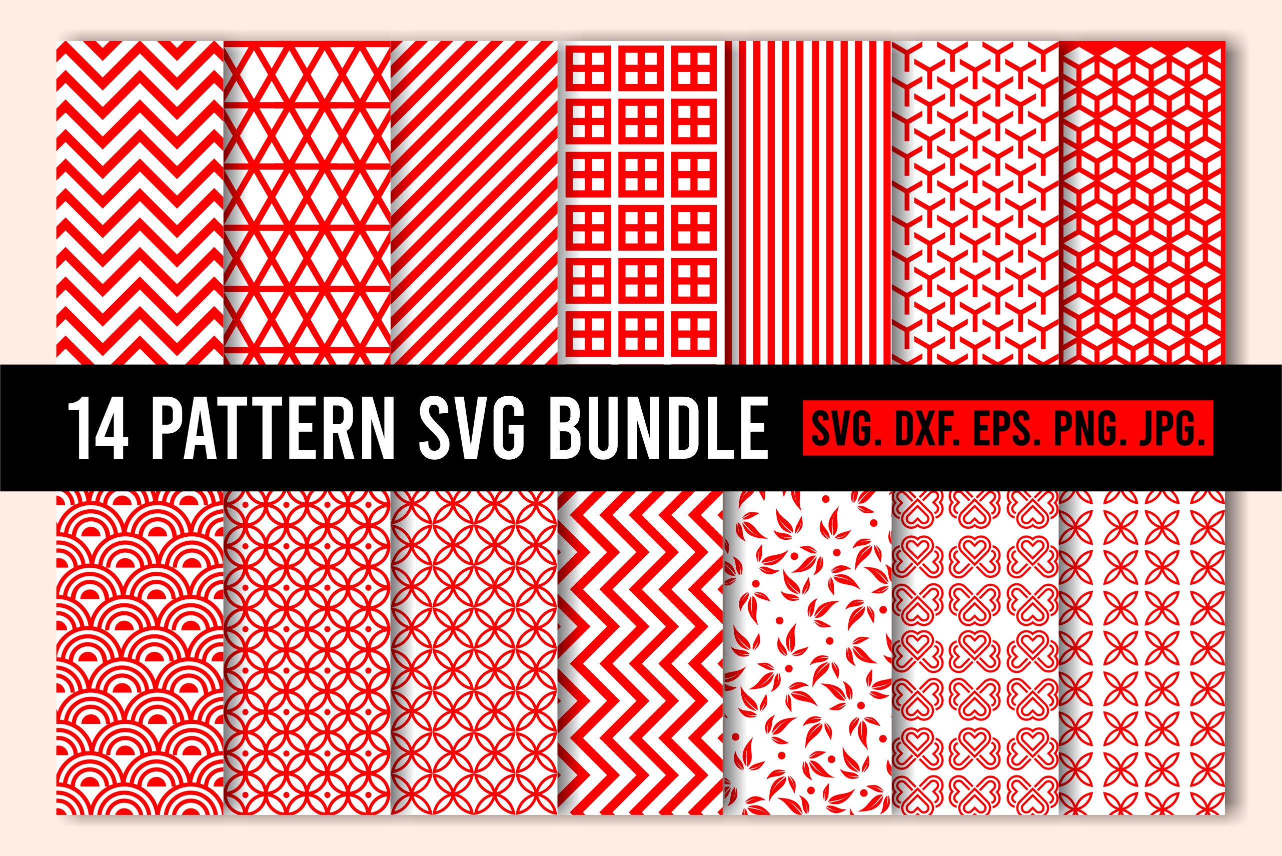 14 Seamless patterns svg