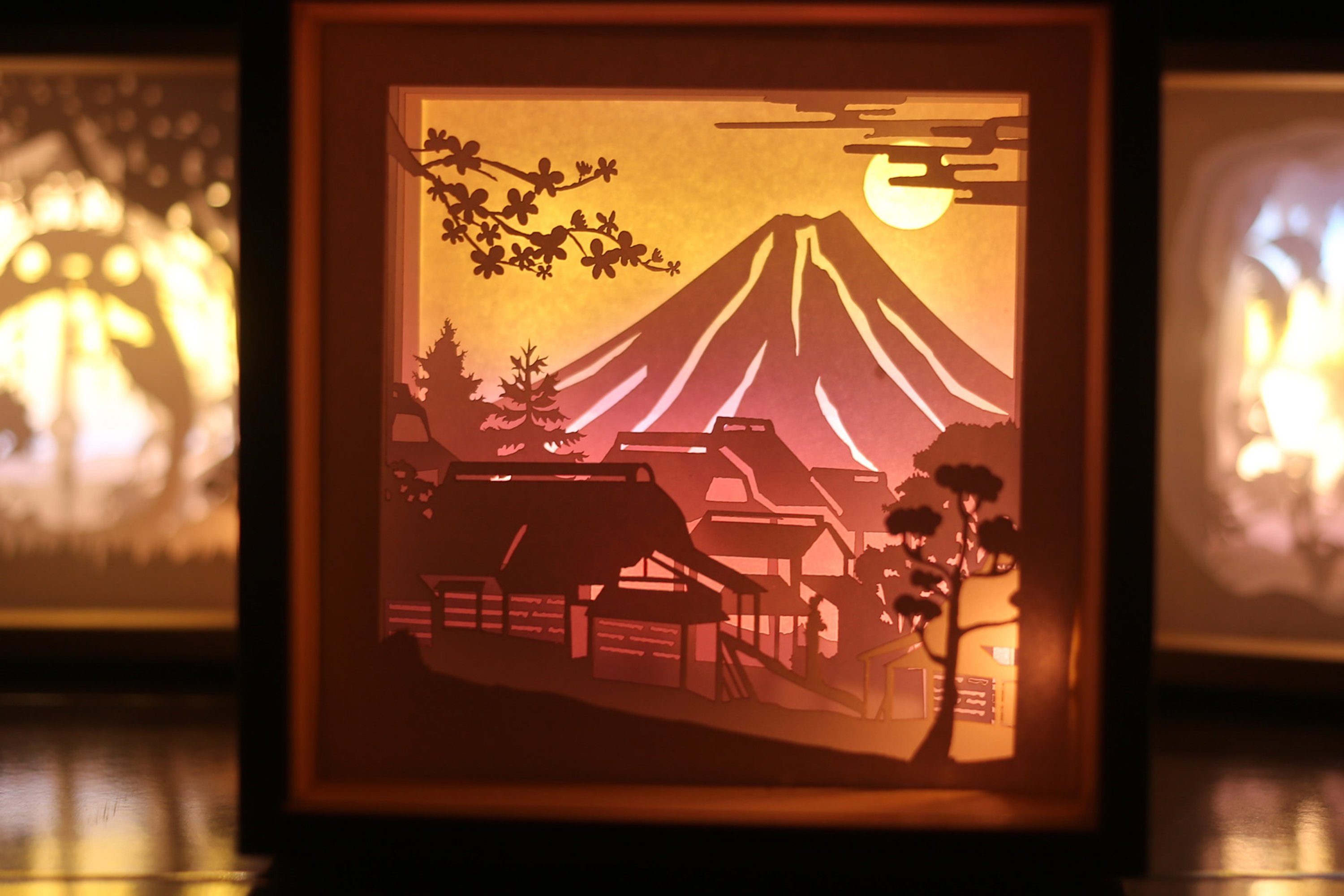 japan fuji paper light box template shadow box template shad