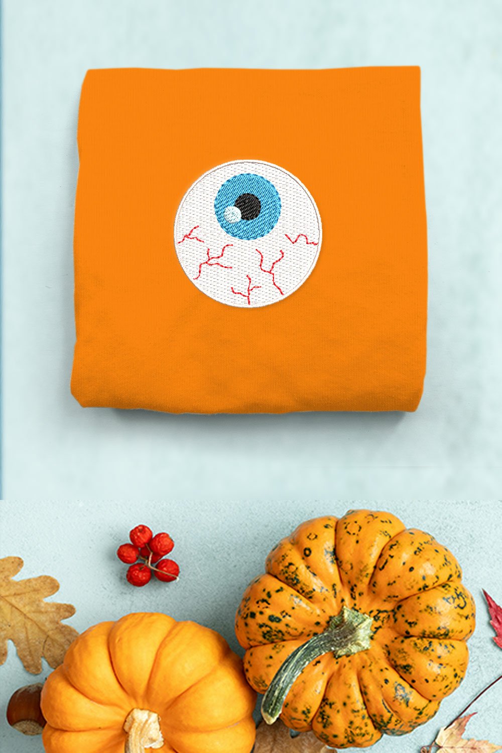 Realistic Eyeball Mini Embroidery