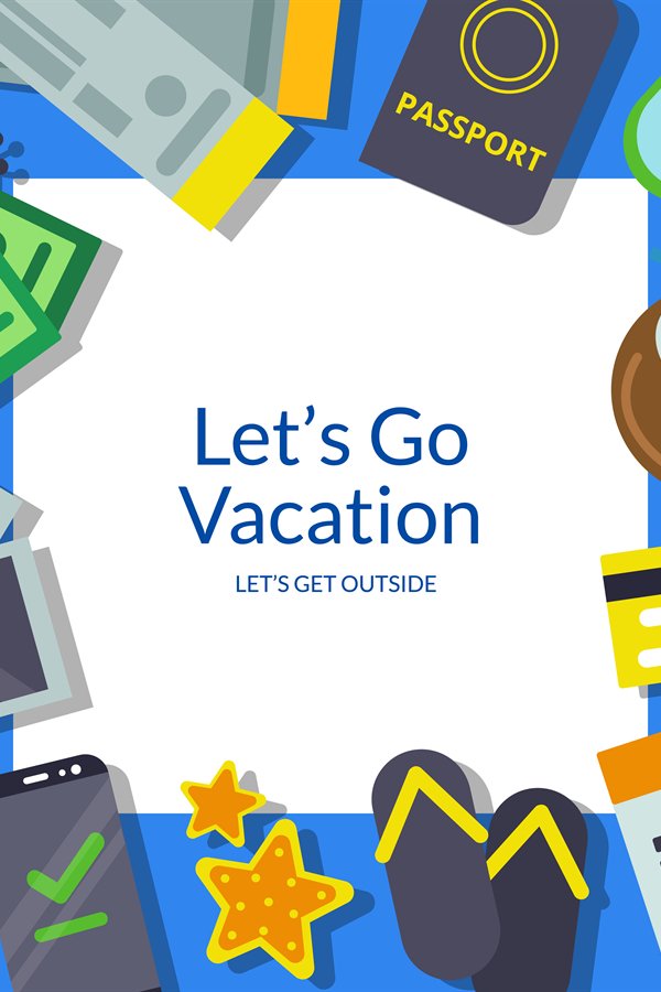Vector flat travel elements background (850532)