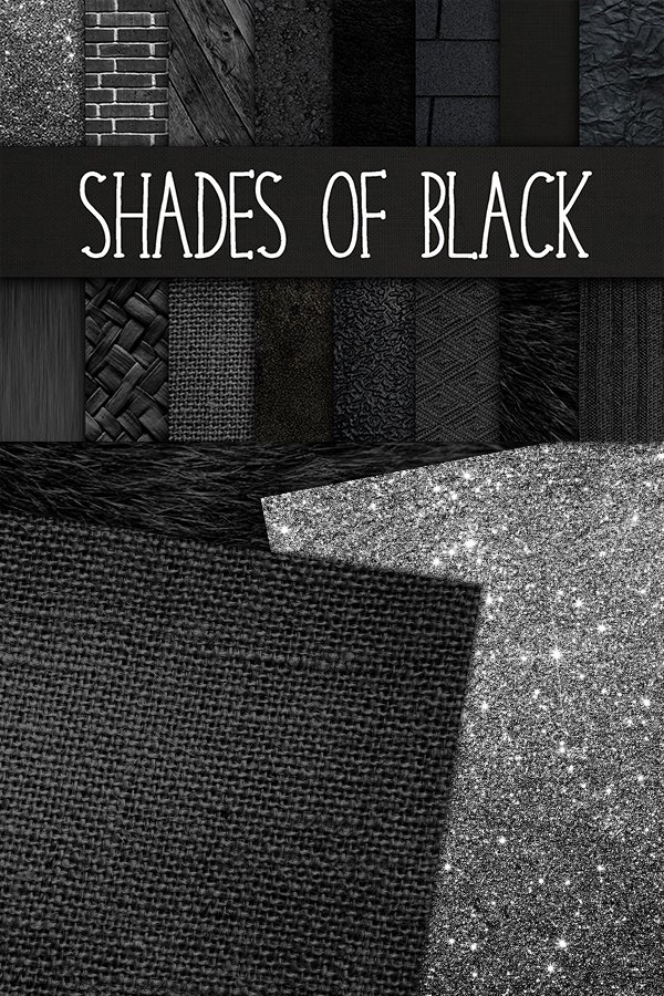 Different shades of black picture