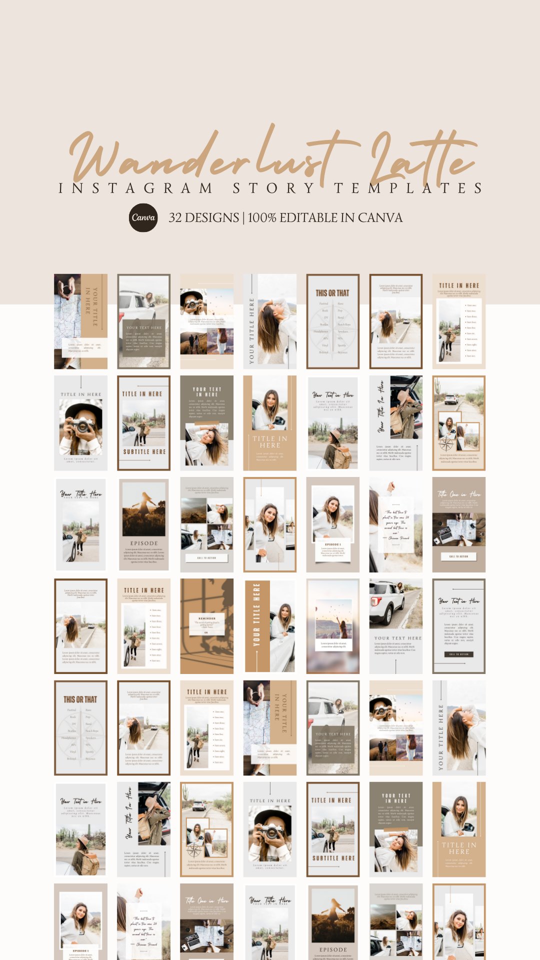 INSTAGRAM STORY CANVA TEMPLATE (3234186)