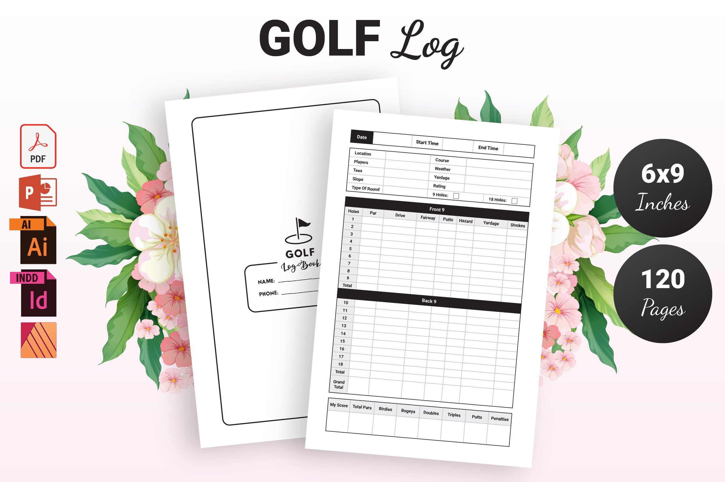 Golf Log Book KDP Interior (1212562)