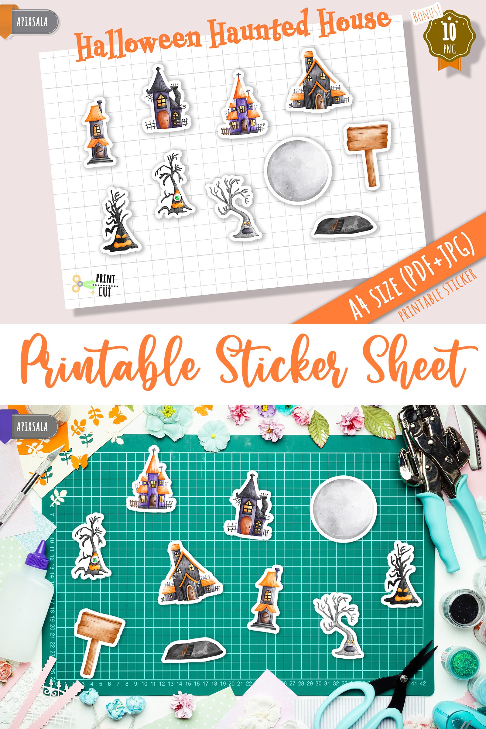 Haunted House Printable Worksheet Puzzle