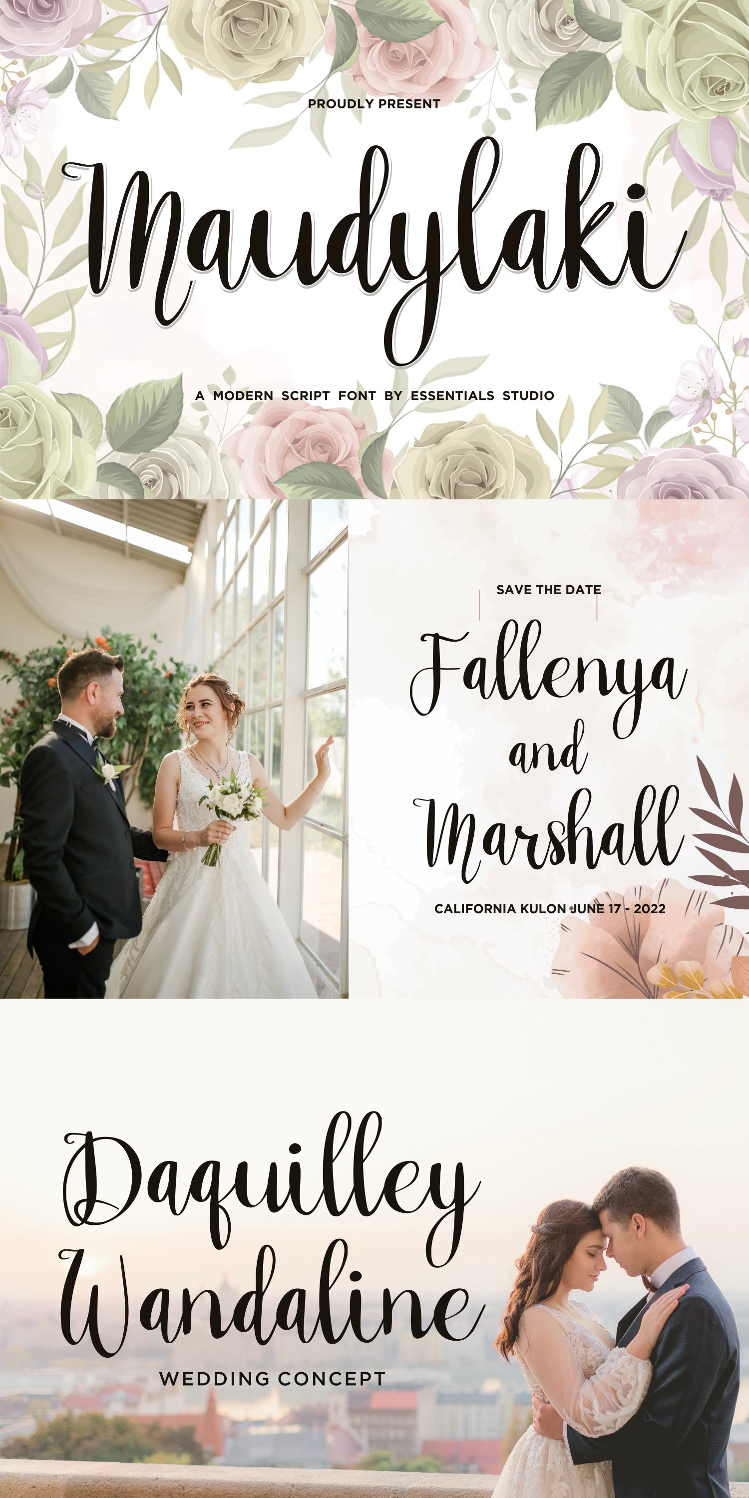 Maudylaki Beautiful Stylish Script Font