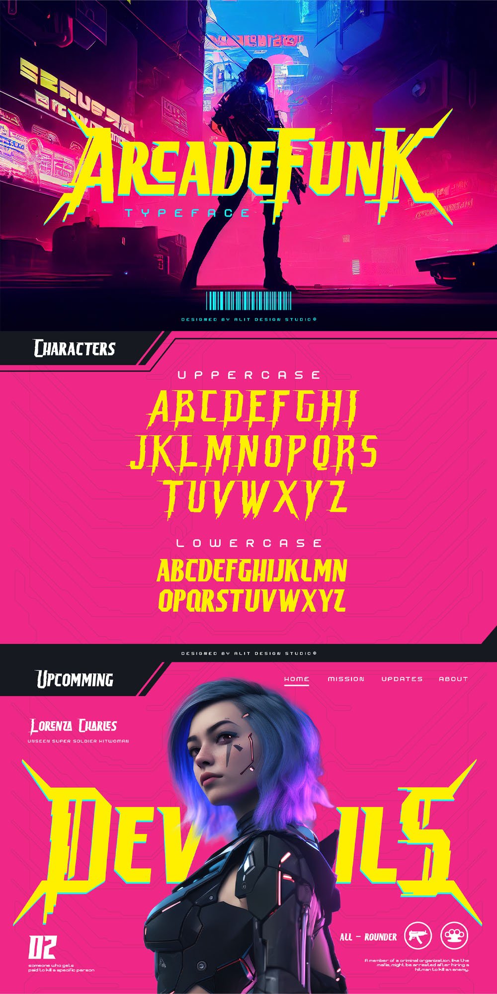 Arcade Funk Typeface