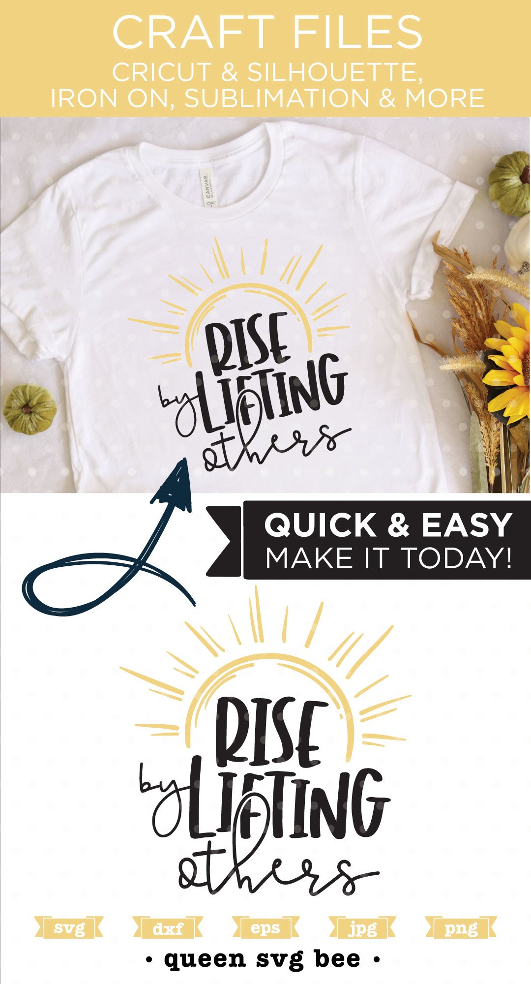 Keep Rising Svg Inspirational SVG file | Rise by Lifting Others svg design