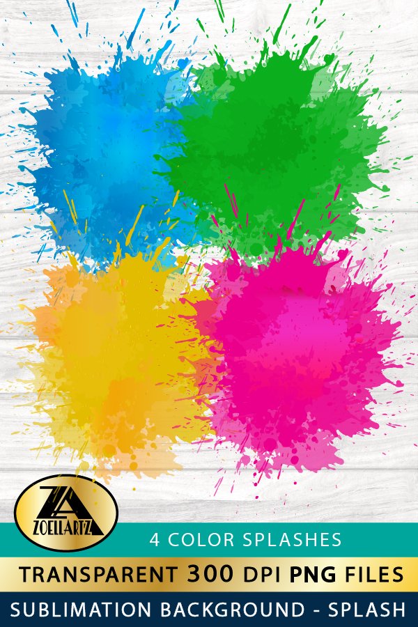 Sublimation Background Bundle-Splash PNG For Sublimation (940488