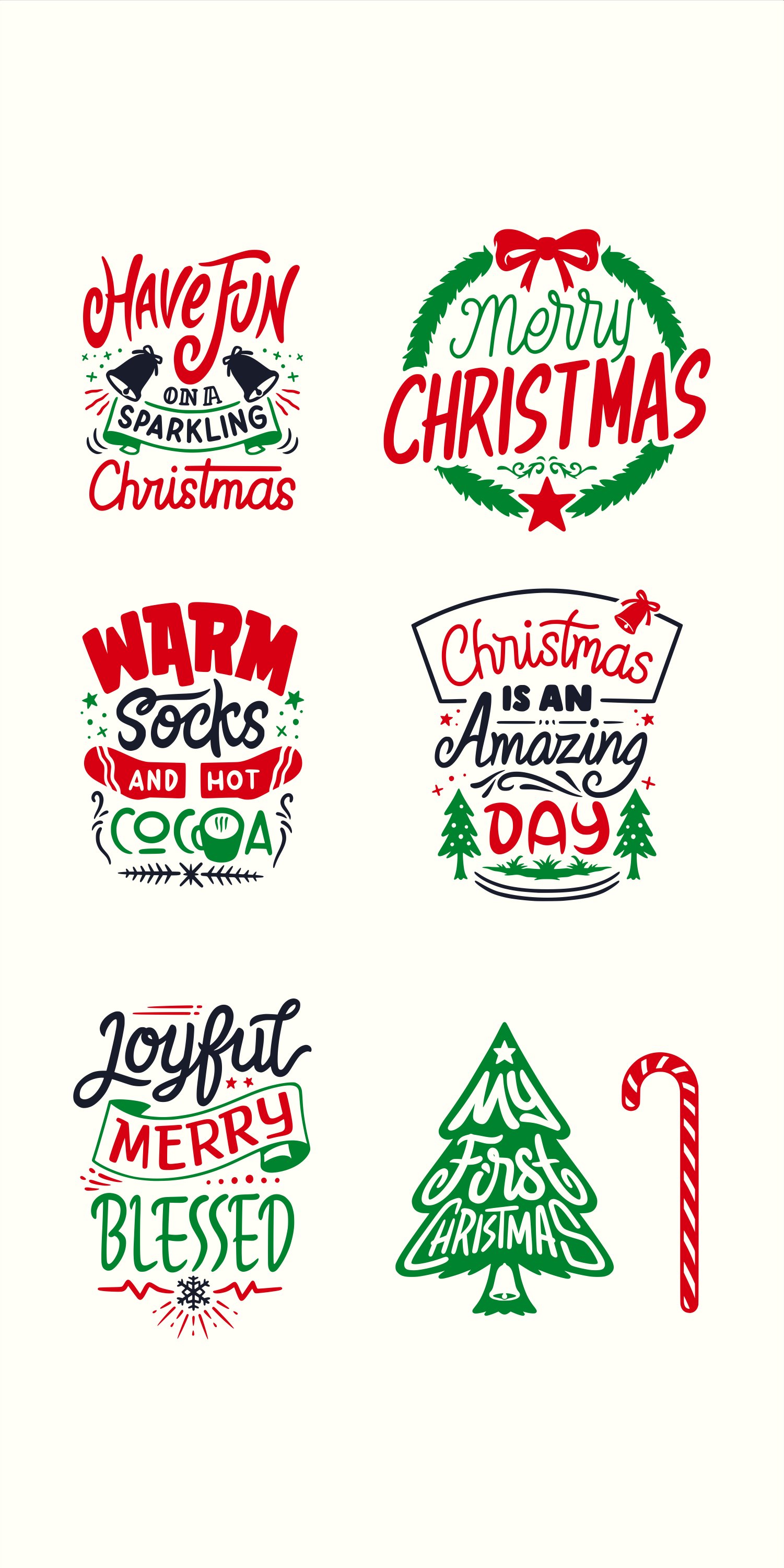 Christmas Quotes SVG Bundle - Christmas Sayings (2225610)