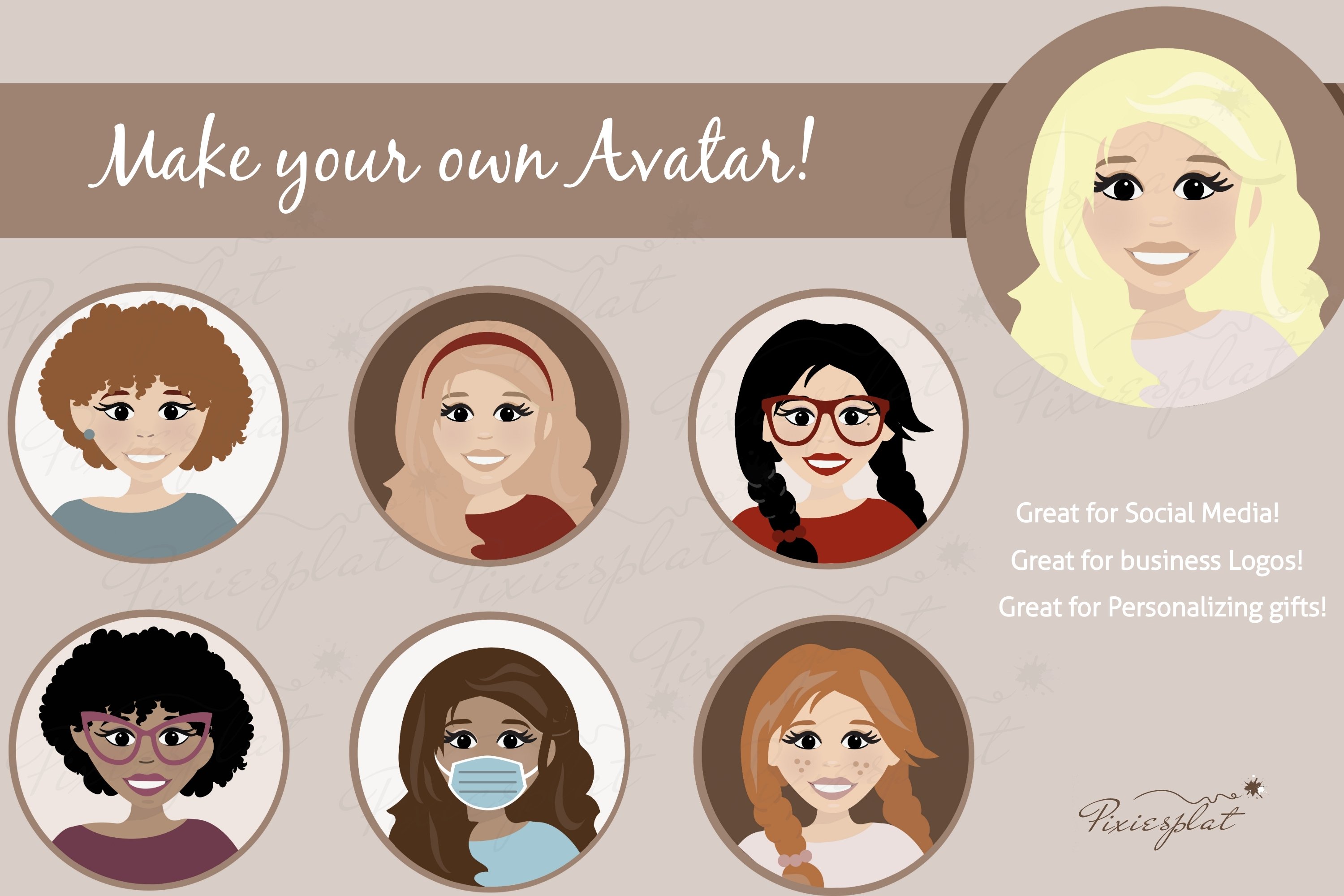 Make Your Own Avatar Set - Plus Premade Avatars Included!