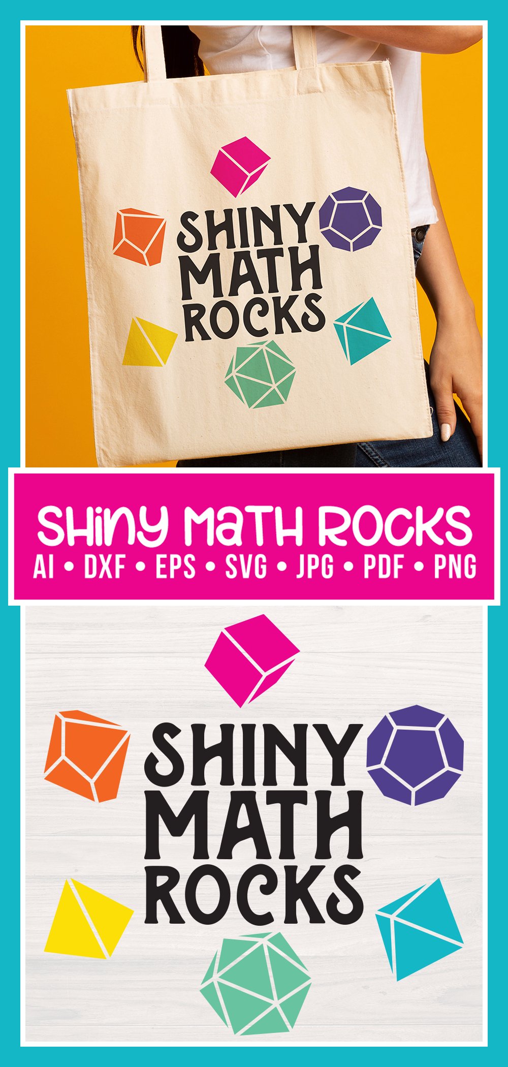 Shiny math rocks SVG