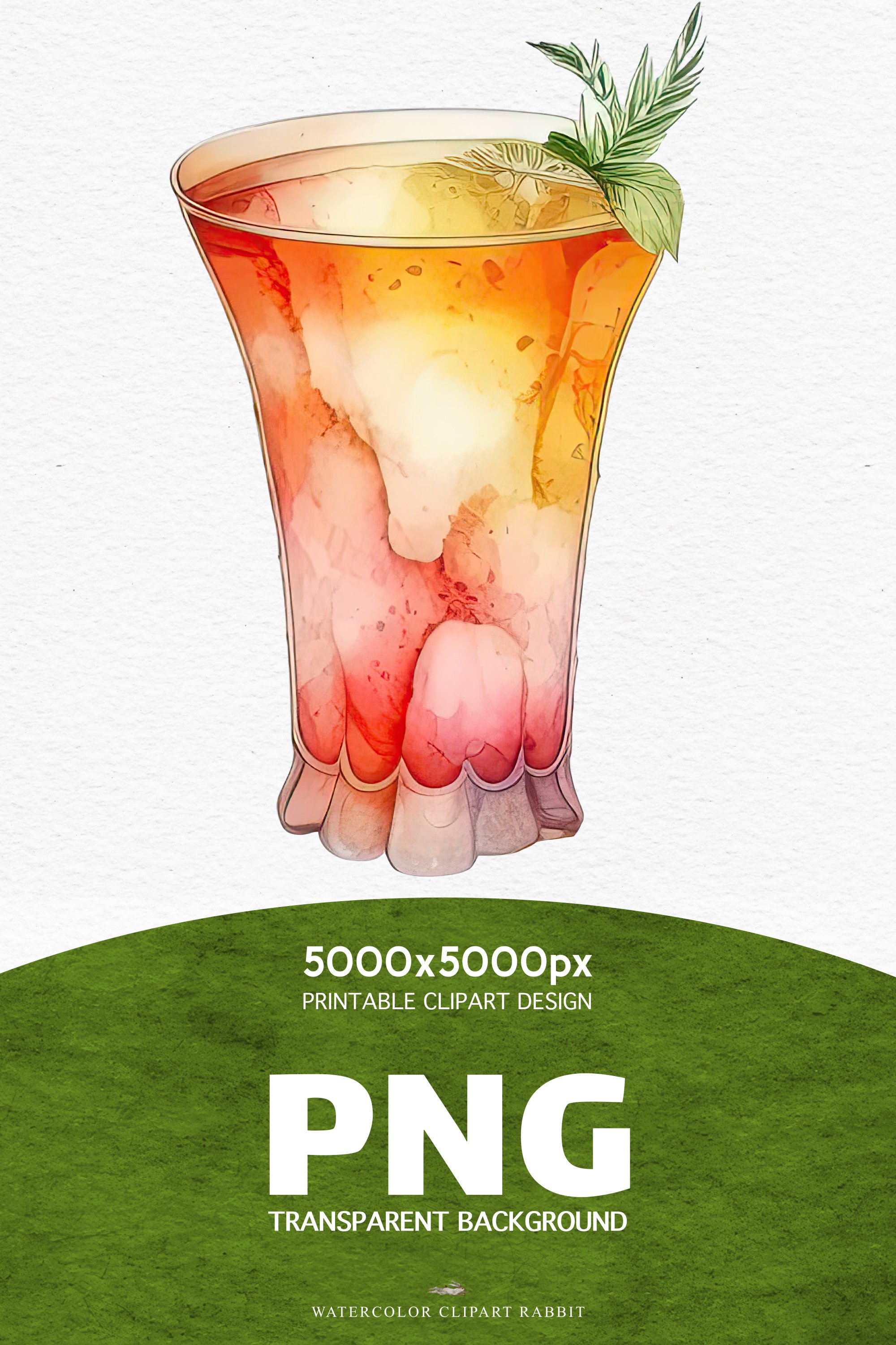 Cold Summer Cocktails Drinks Lemon Berries Clipart PNG image