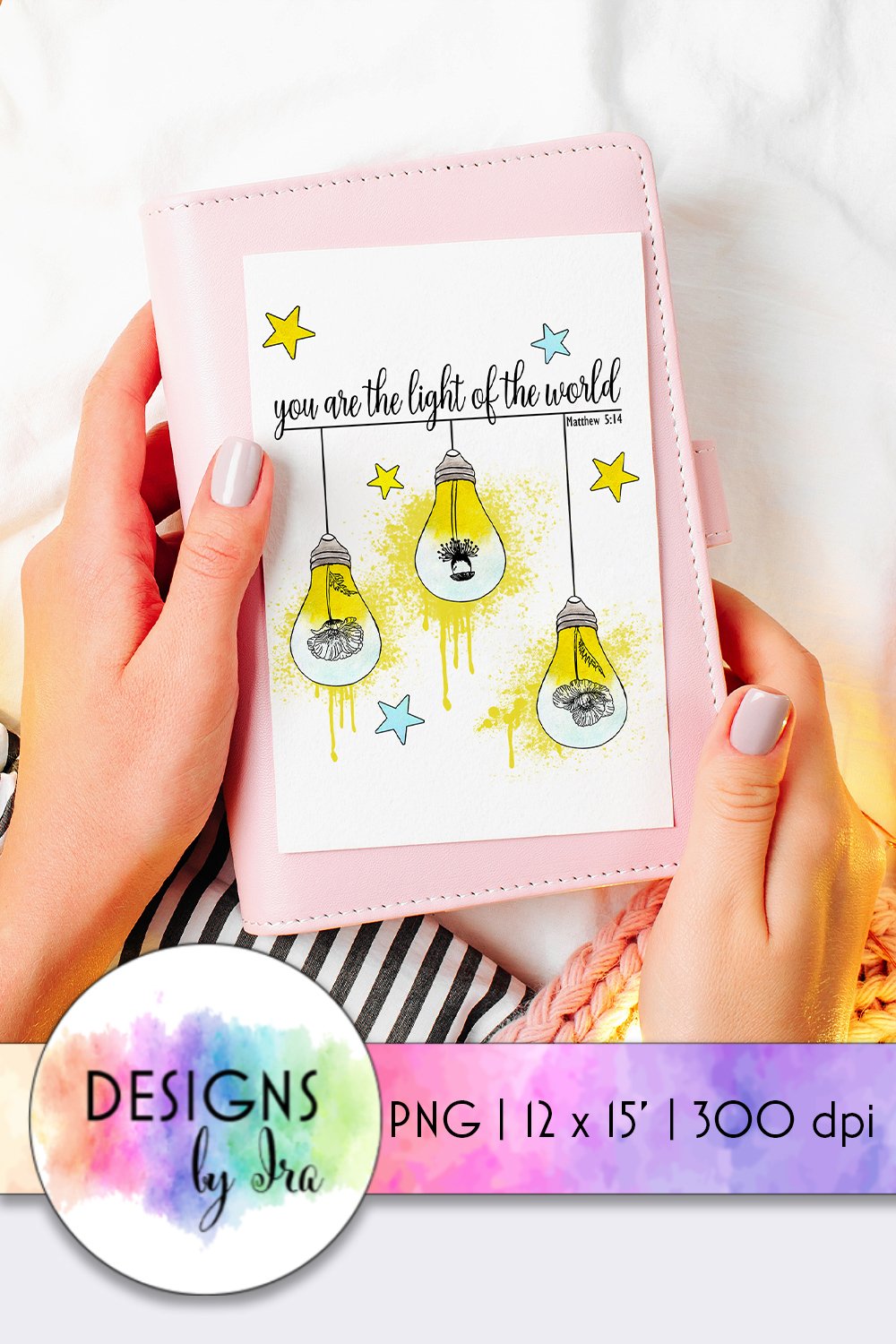You Are the Light of the World Print | Inspirational Quote