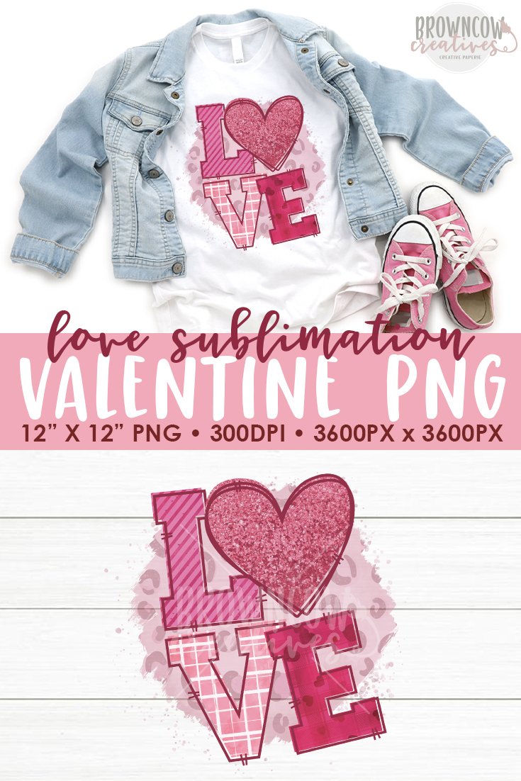 LOVE Valentine's Day Sublimation PNG File