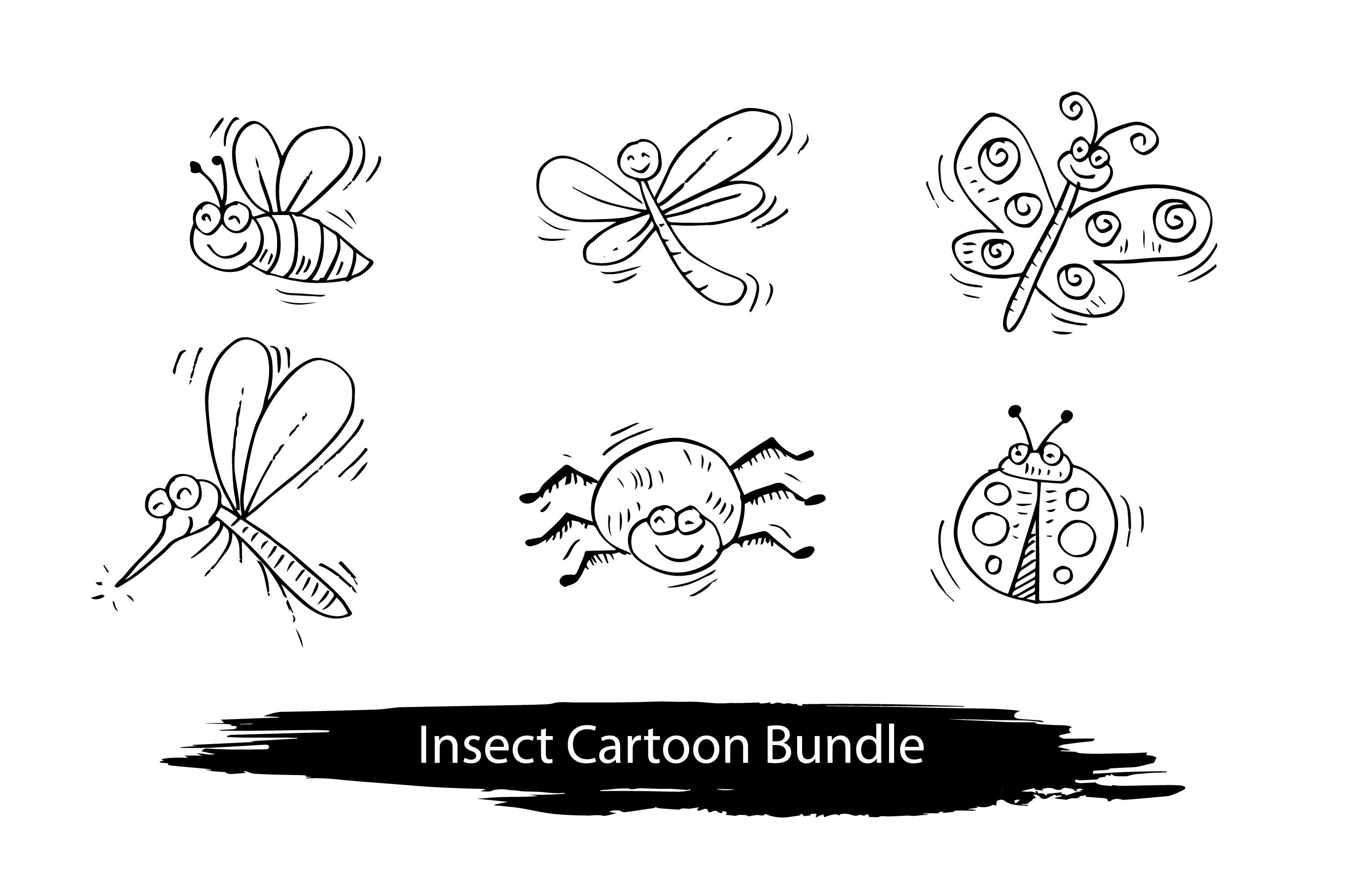 Insect cartoon set (1161082)