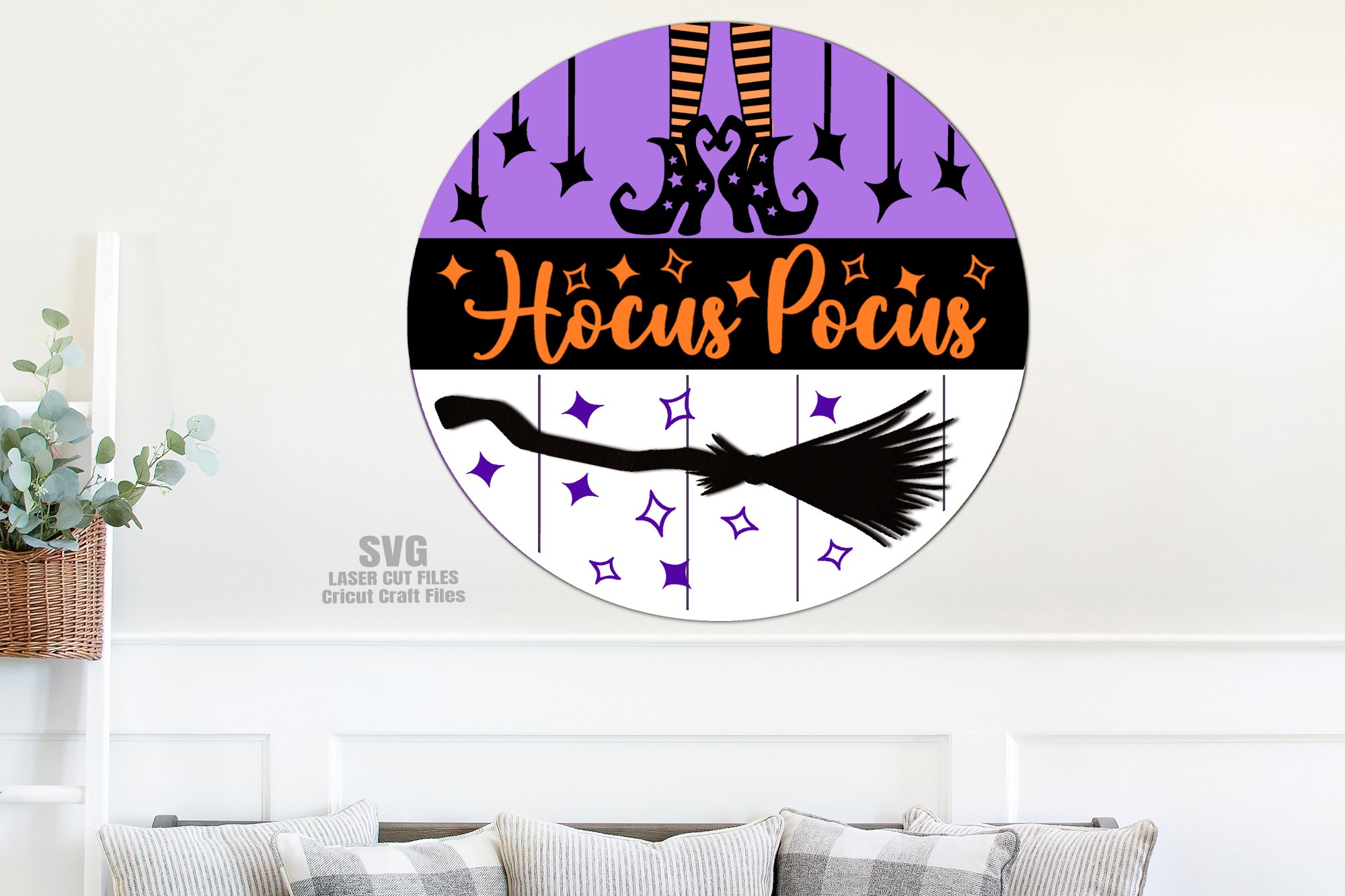 Hocus Pocus SVG | Halloween Witch SVG Laser Cut Files