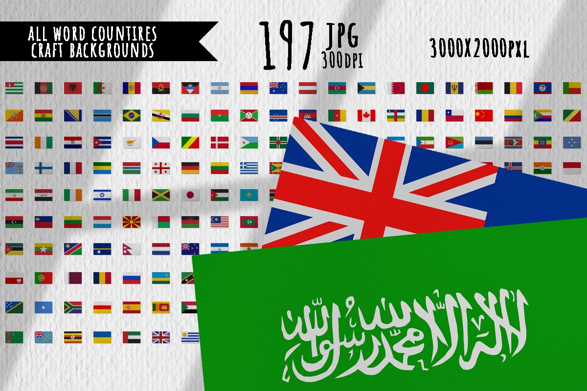 World countries. National backgrounds