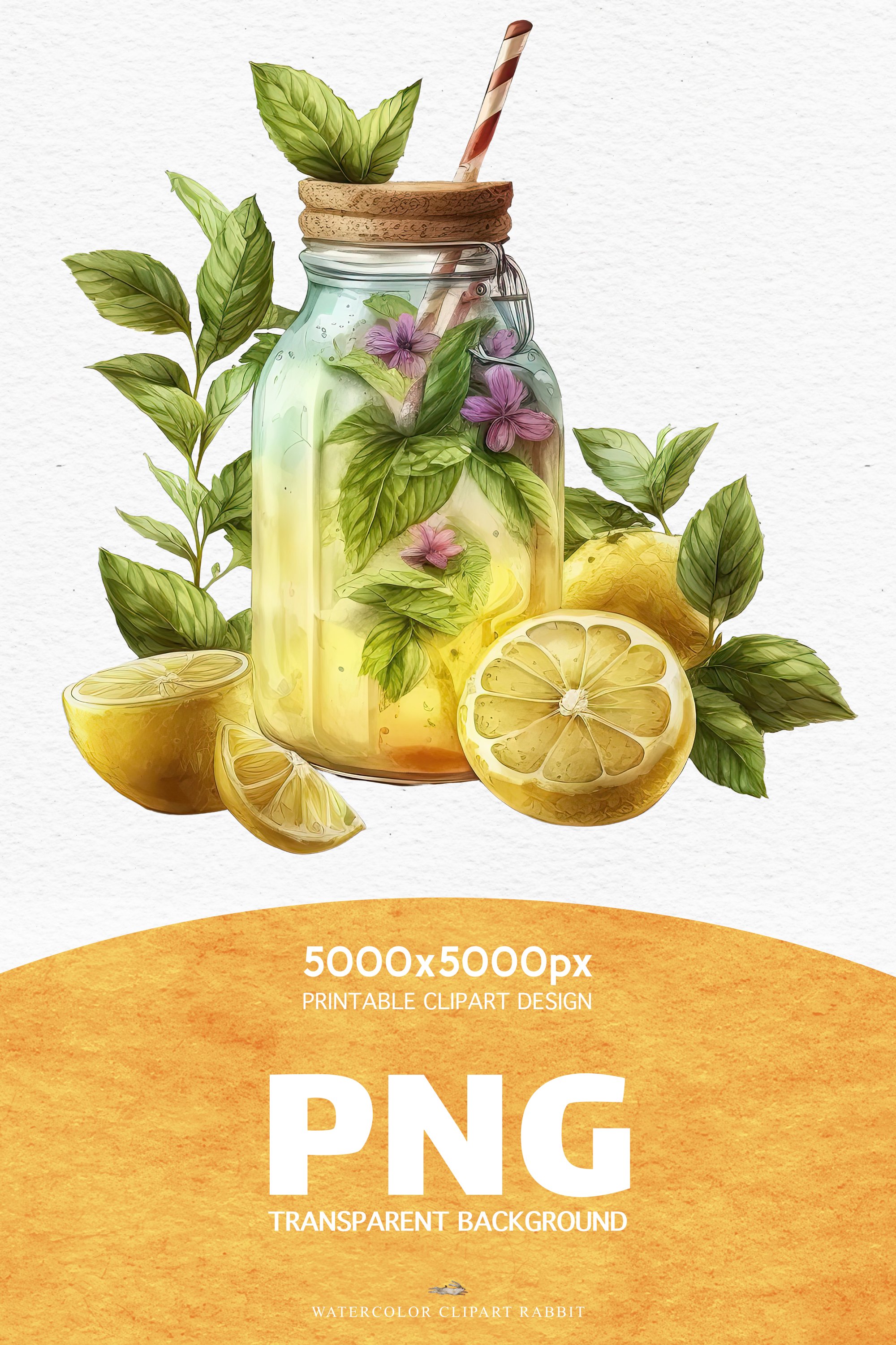 Cold Lemonade Summer Drinks Lemon Berries Clipart PNG image