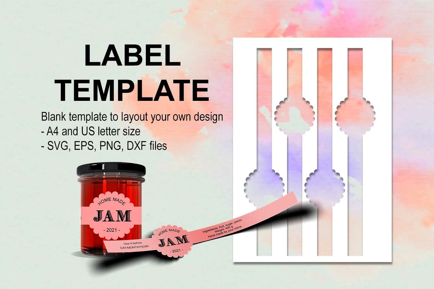 Blank Label Template (1315258)