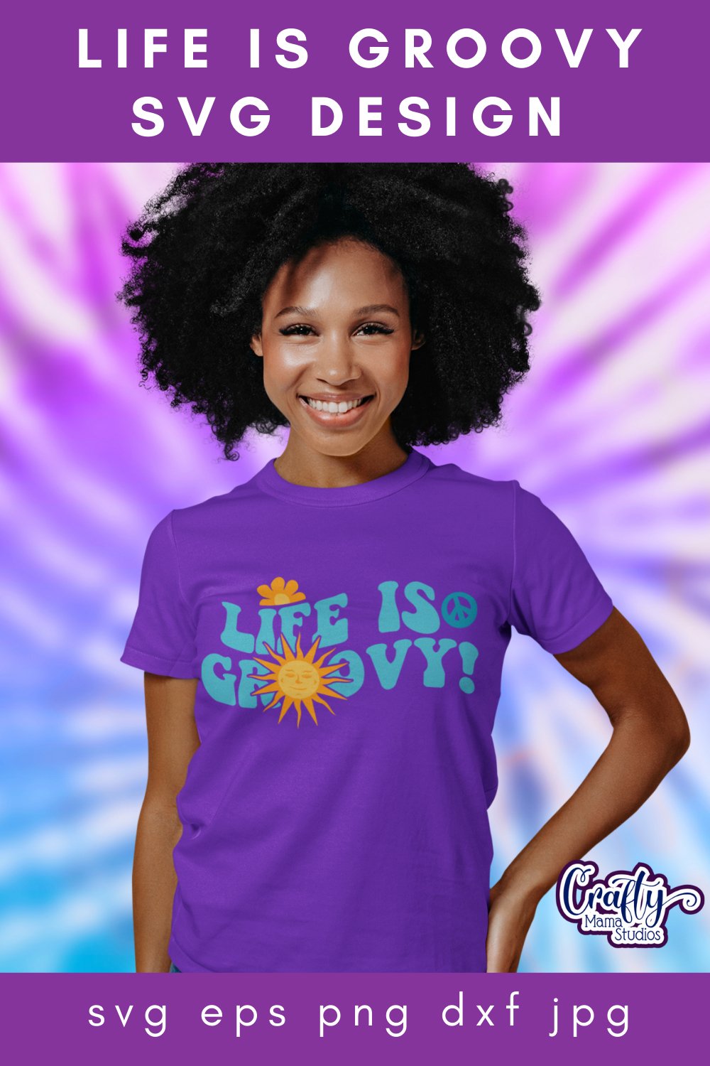 Life Is Groovy Svg | Retro Hippie Shirt Design