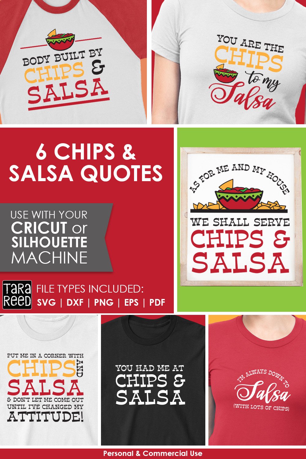 6 Chips and Salsa quotes Kitchen Signs