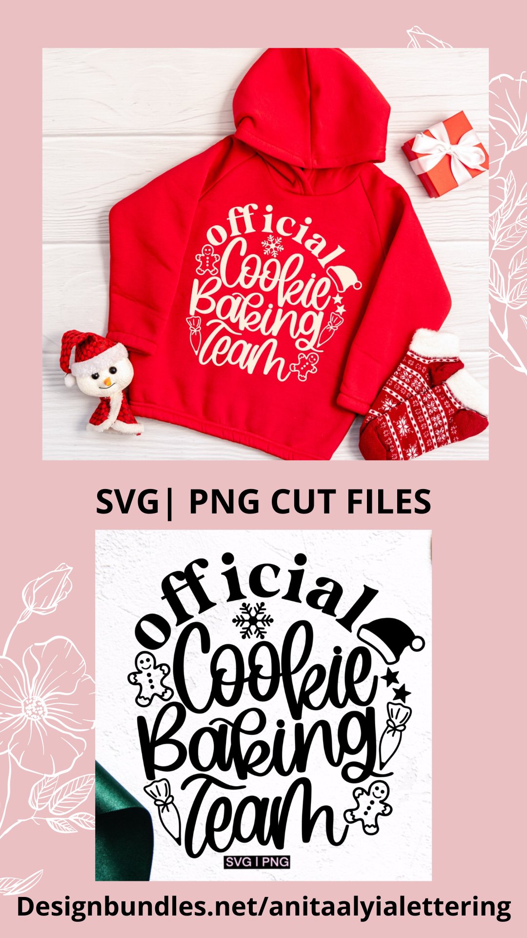 Official cookie baking team SVG Christmas baking SVG