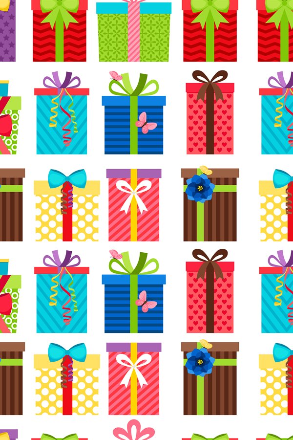Seamless pattern with gift boxes (887522)