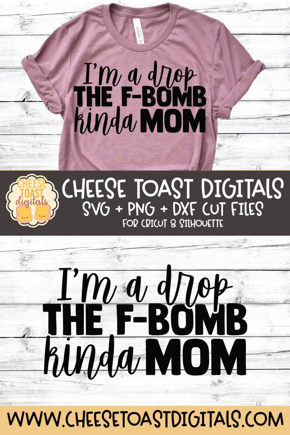 Mom SVG | I'm A Drop The F-Bomb Kinda Mom