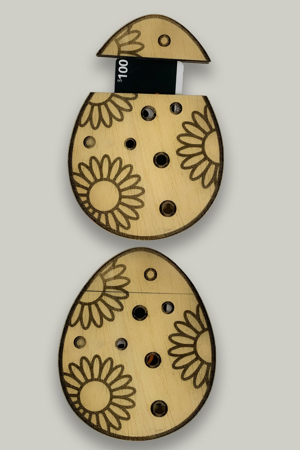 Easter Egg Gift Card Holder SVG Laser Cut File (2410520)