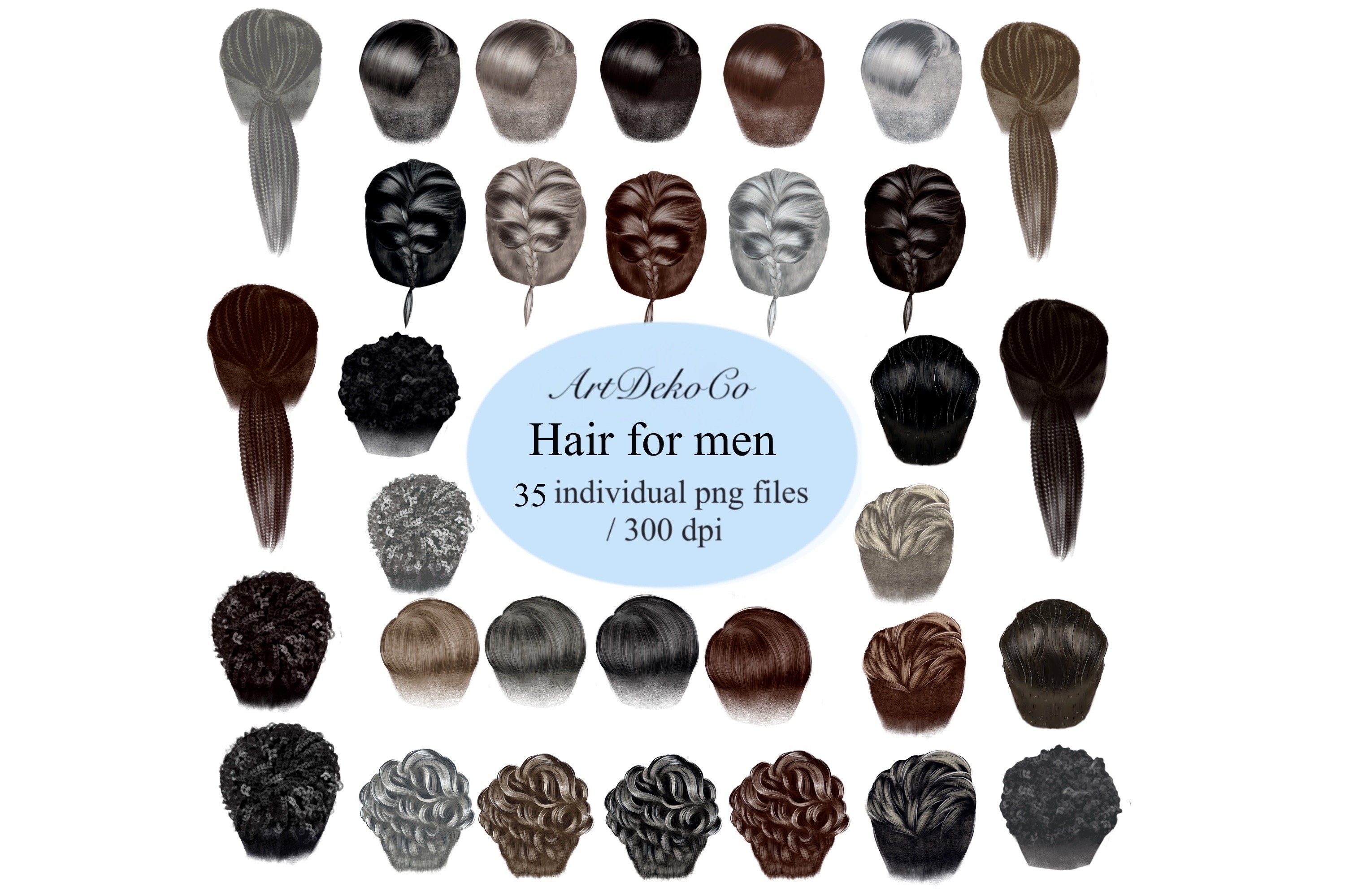 Custom mens hairstyles, clip art, mens hairstyles (1027678)