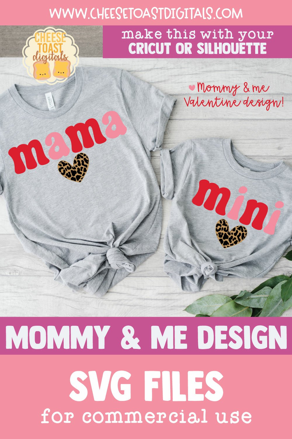 Mama & Mini Design | Mommy & Me Valentine's Day SVG
