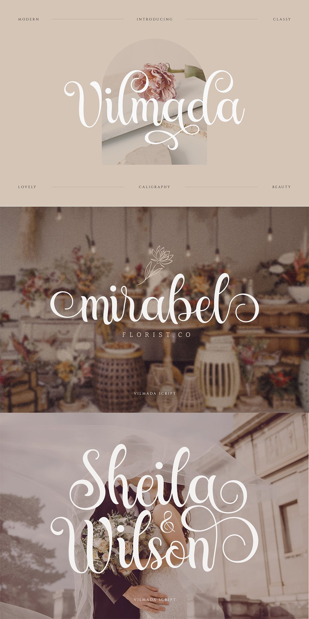 Vilmada Modern Handwritten Font