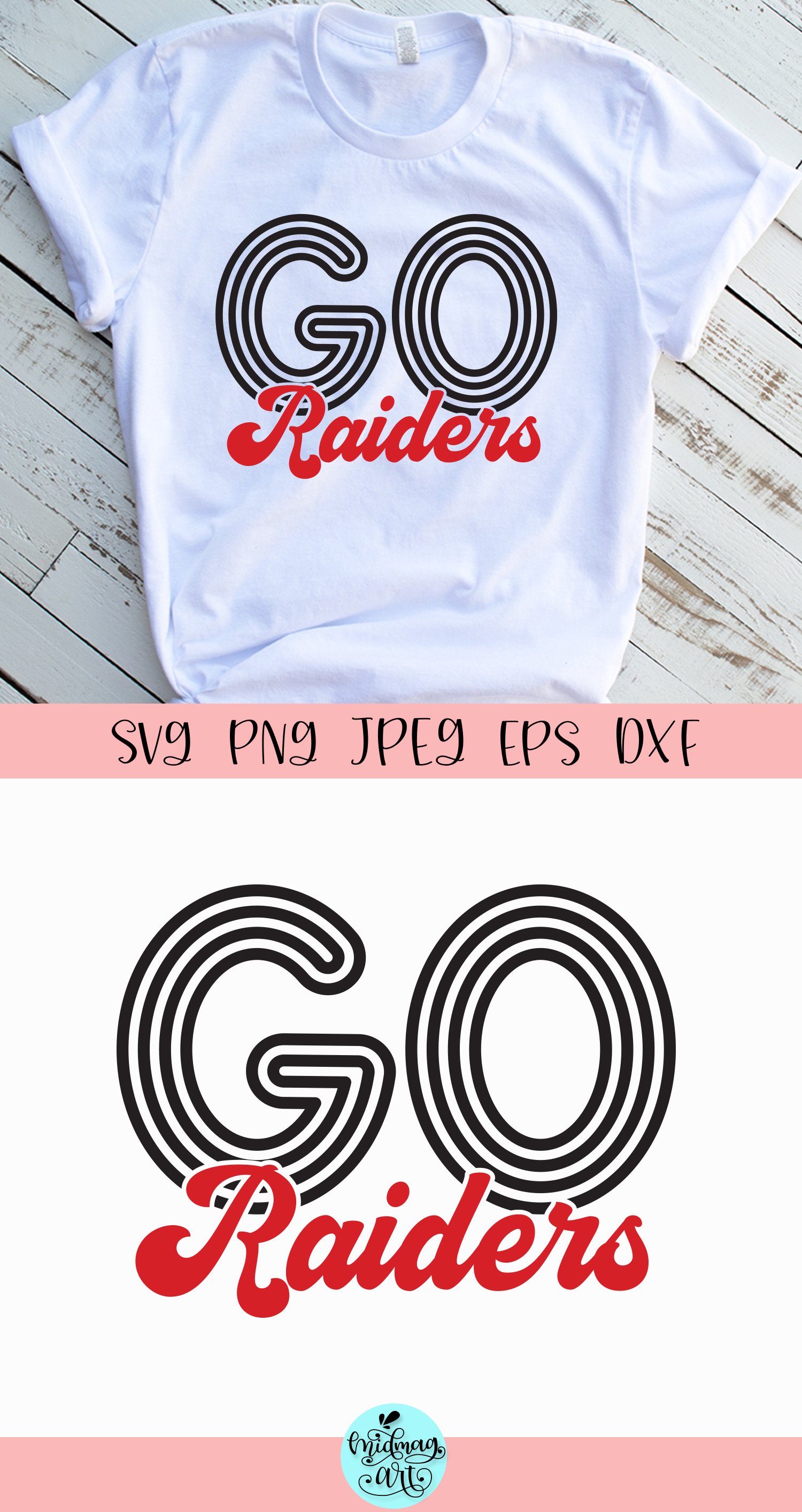 Go Raiders svg, sports svg