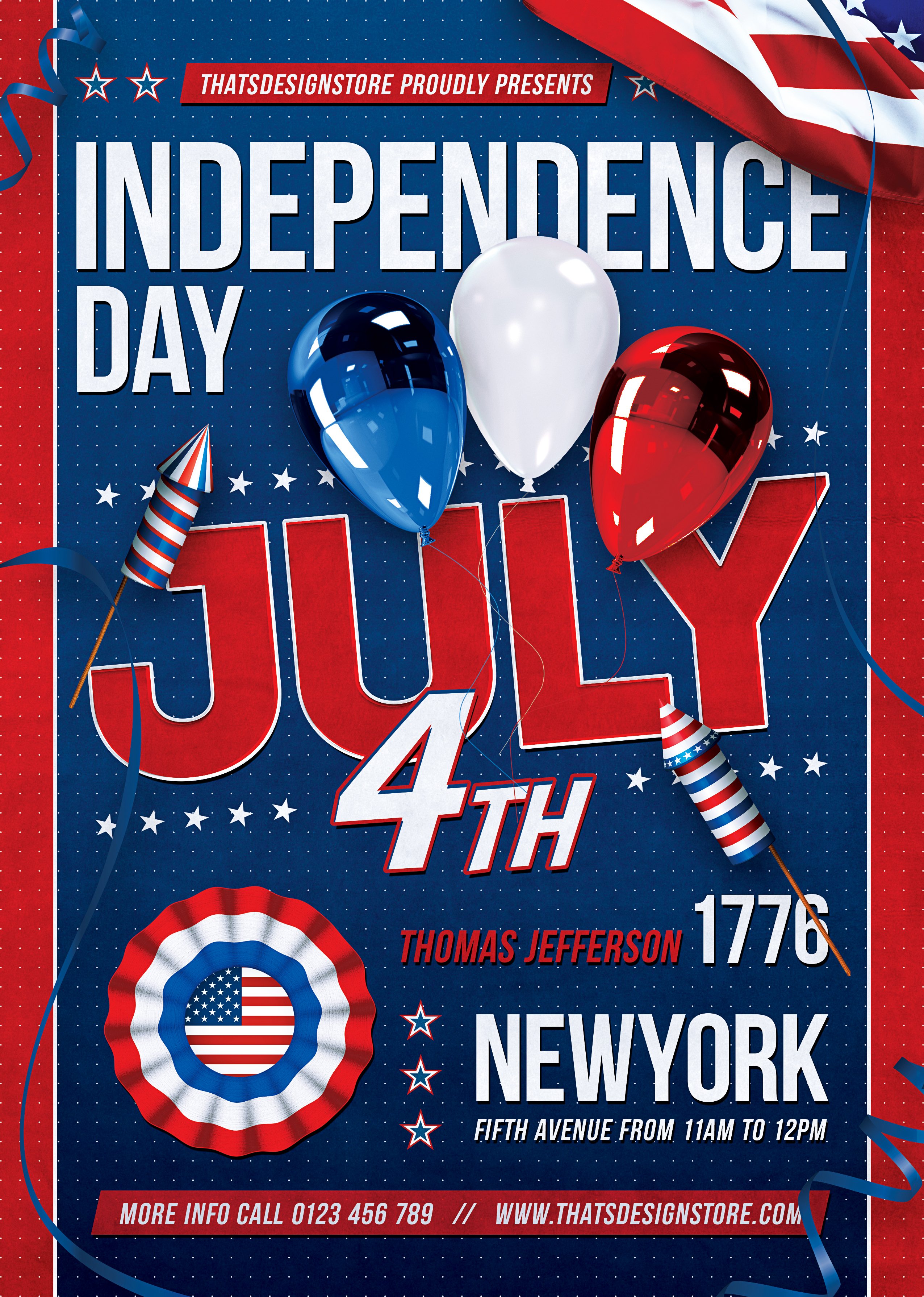 Independence Day Flyer Template V6