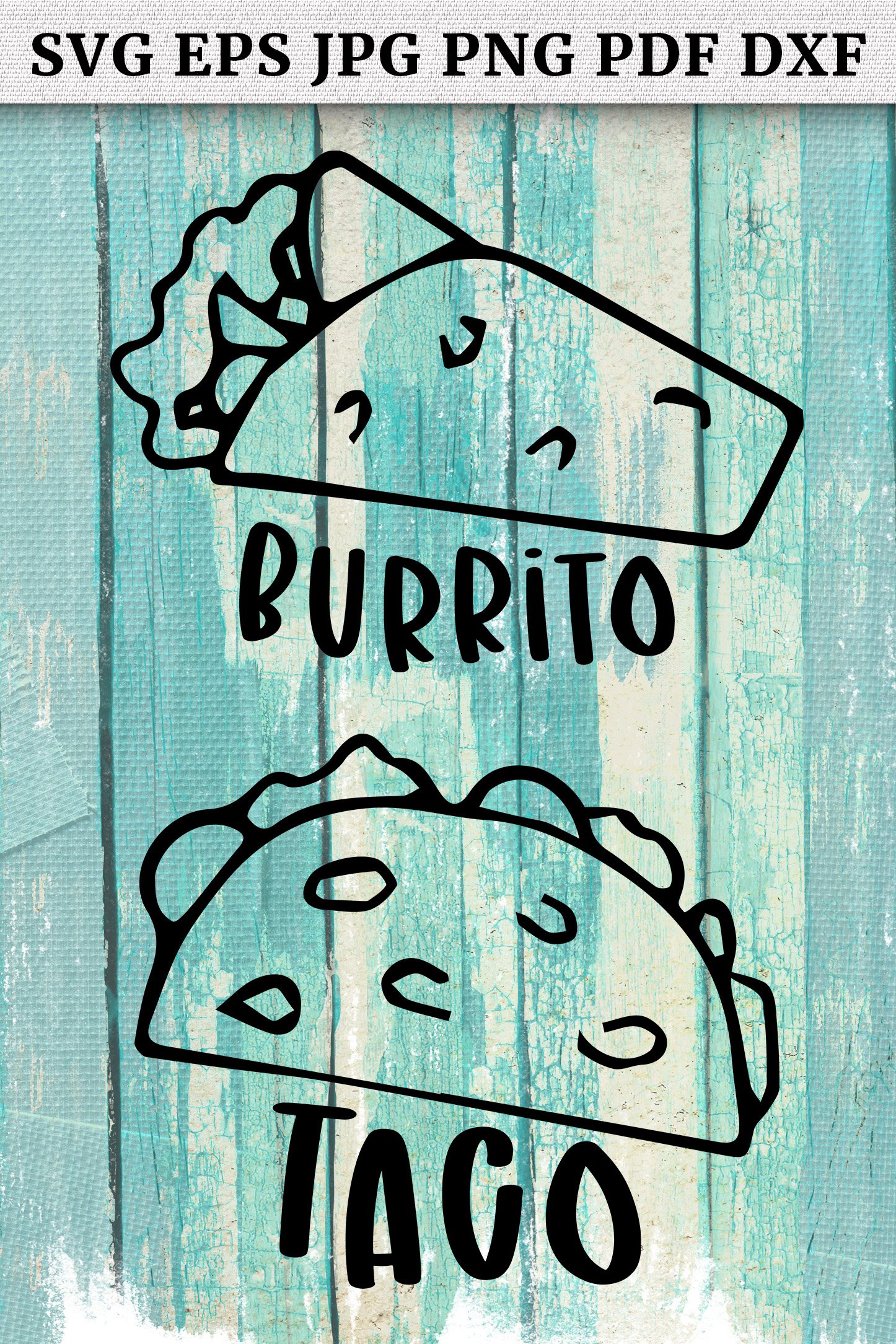 Taco Burrito Svg. Mom and Dad Family Shirts.