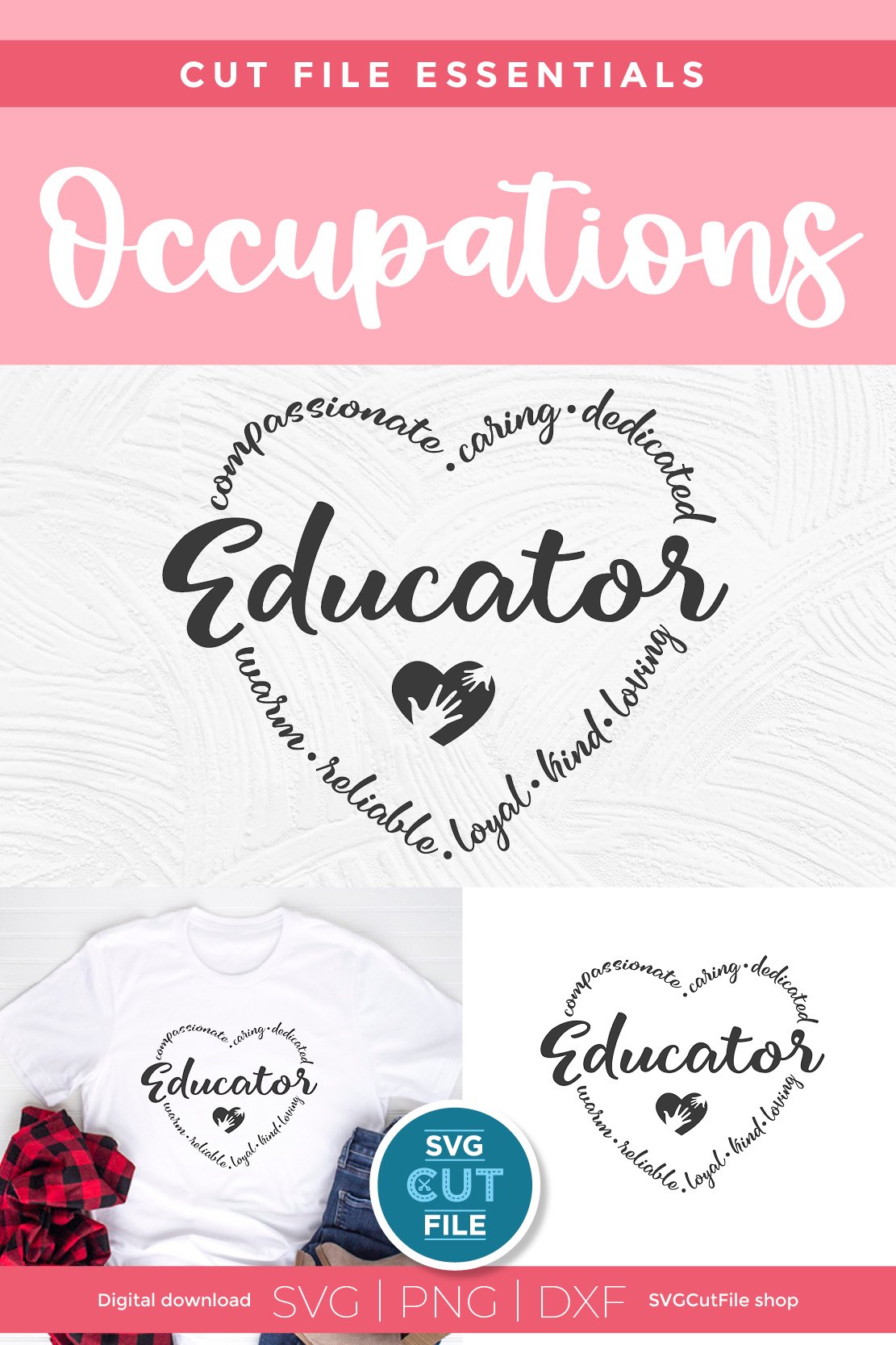 Educator svg, a teacher svg for teacher appreciation week