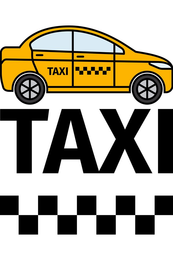 Taxicab transport advertising poster