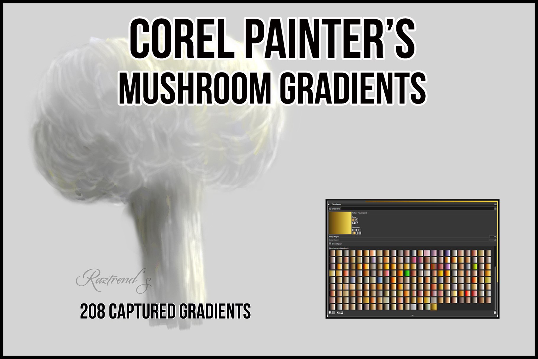 Corel Painter Mushroom Gradients