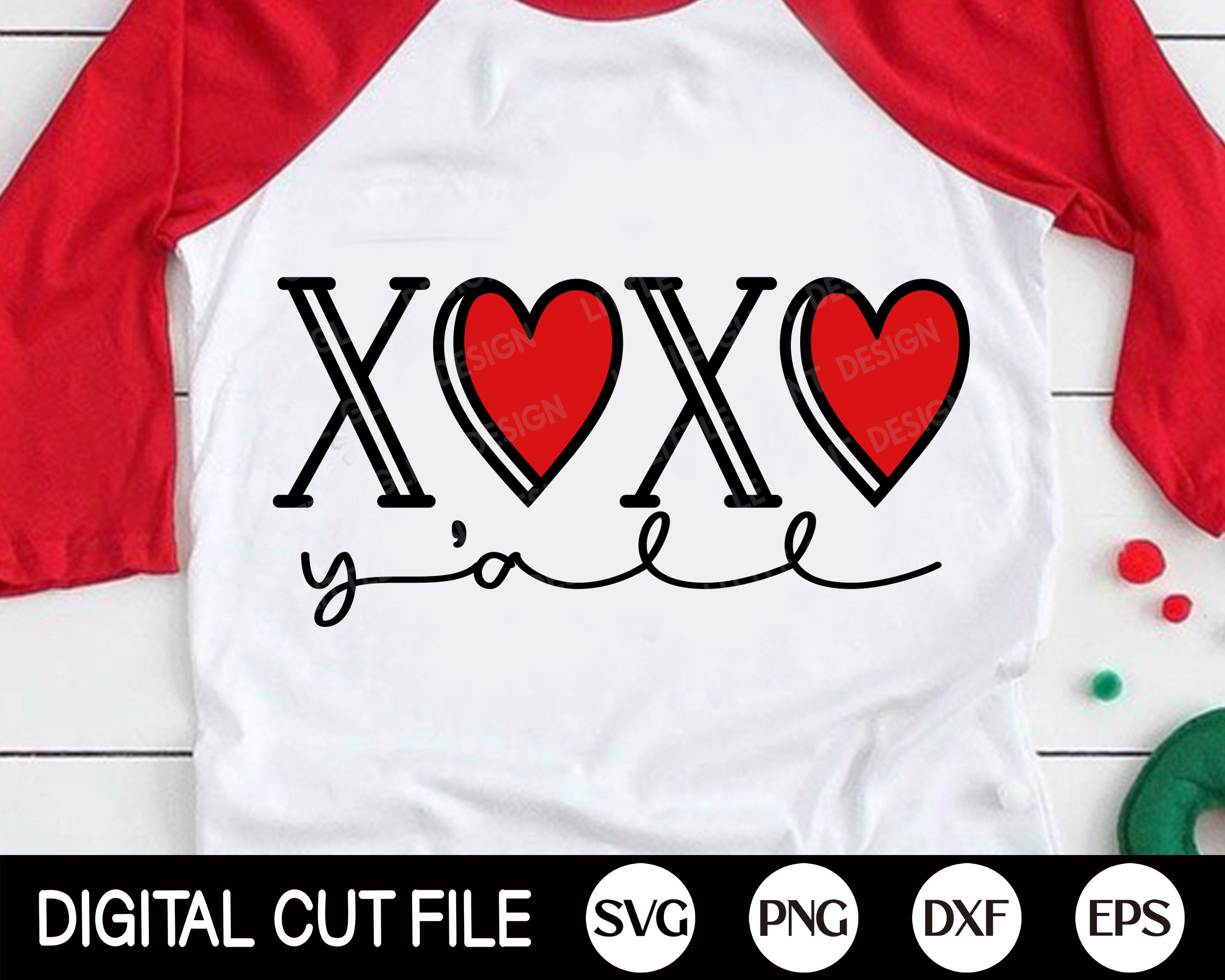 Valentines Day SVG | Retro Valentine Shirt | Xoxo Cut file