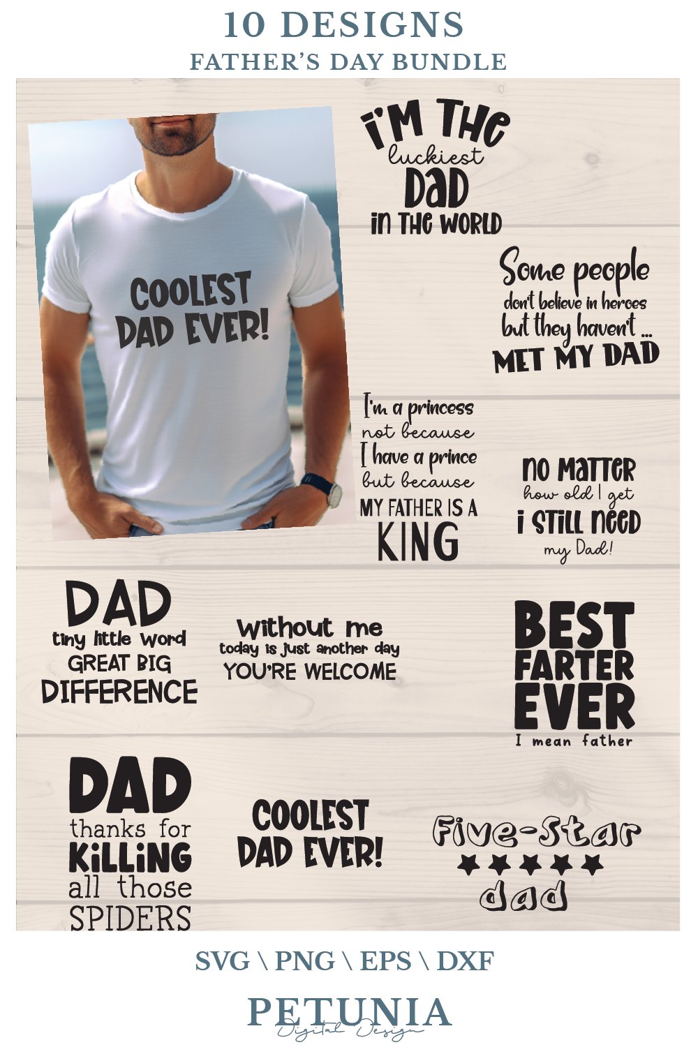 Funny Father&rsquo;s Day SVG Bundle | Father&rsquo;s Day SVG