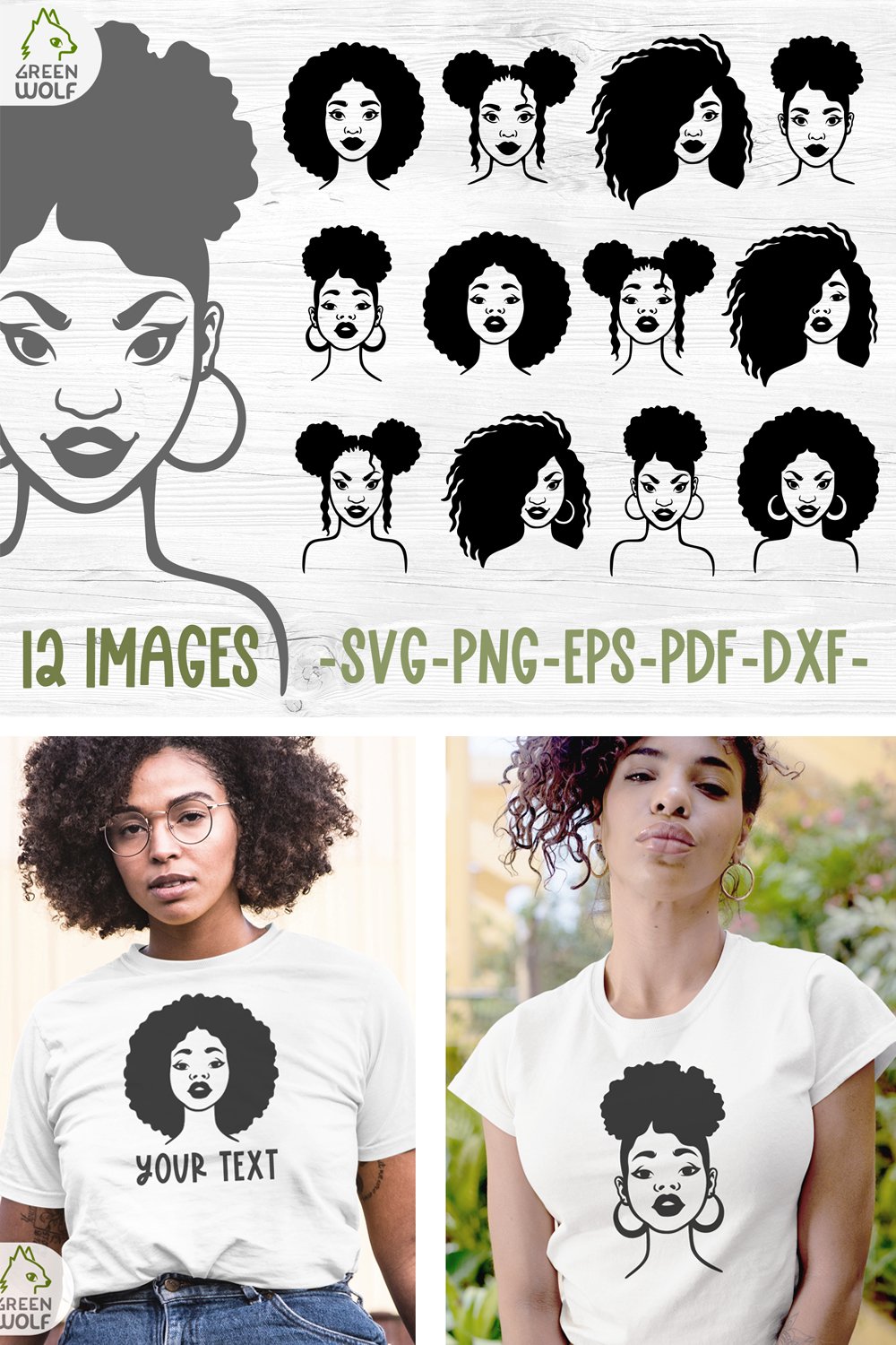 Download Black woman svg bundle Black woman clipart Juneteenth svg (1382436) | Cut Files | Design Bundles