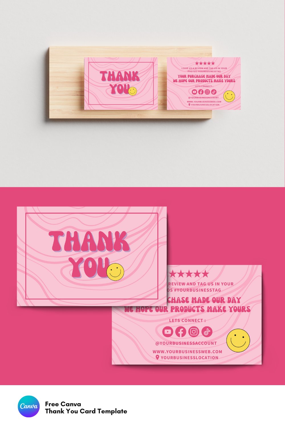 Thank You Card for Small Business | Canva Template