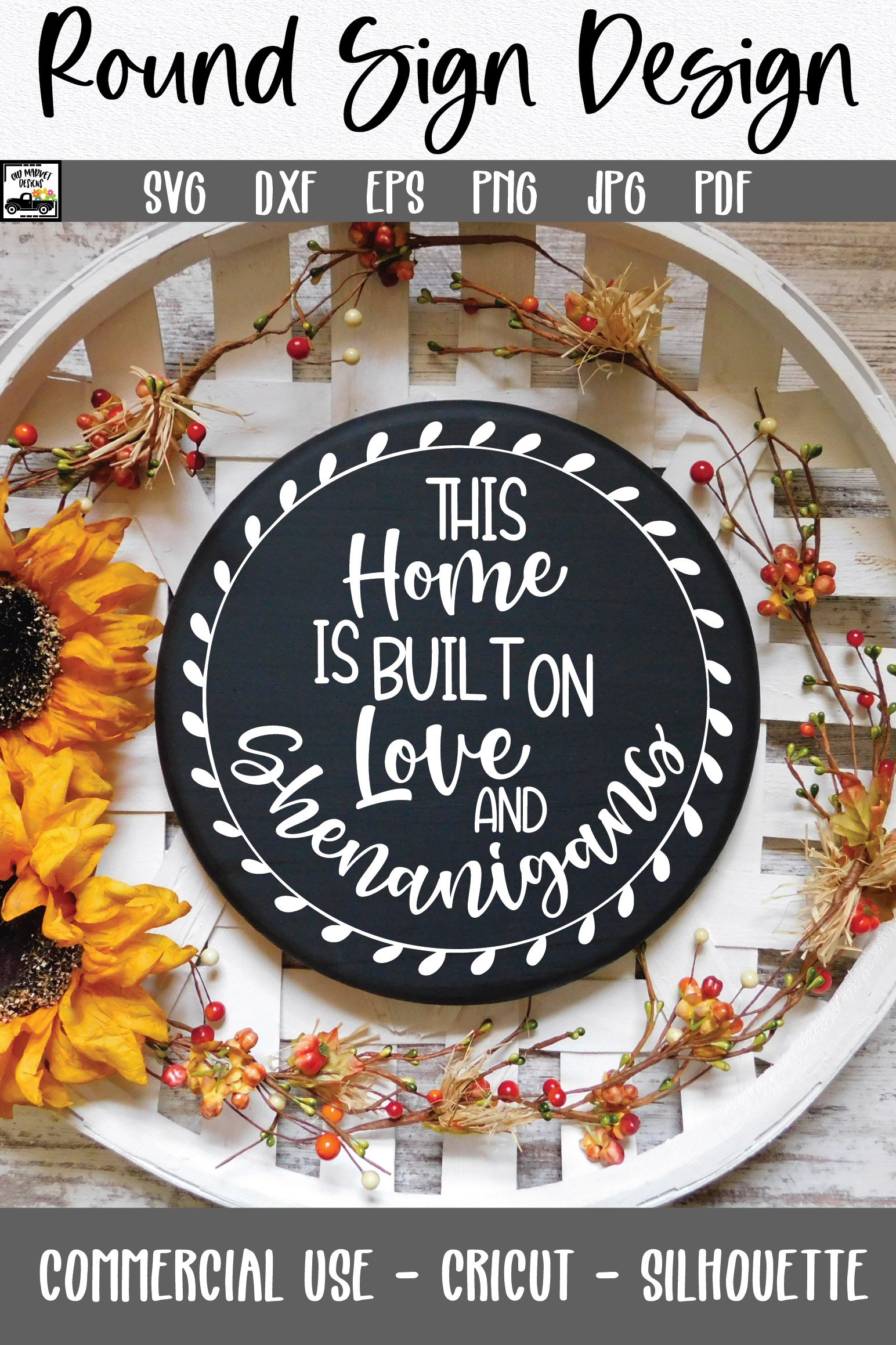 SINCERE SURROUNDINGS 24 Hello Fall Jars Vintag E Pallet Board - One