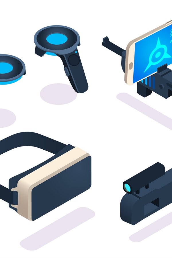 Virtual reality gaming equipment. Digital device or portable